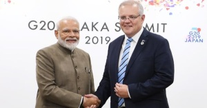 Prime Minister meets Scott Morrison, Prime Minster of Australia on the margins of G20 Summit in Osaka, Japan